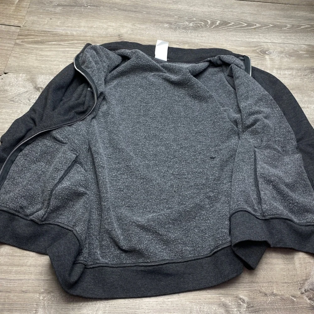 Harley-Davidson‎ Full Zip Sweatshirt Mens 2XL Fleece Grey Independence Charlotte